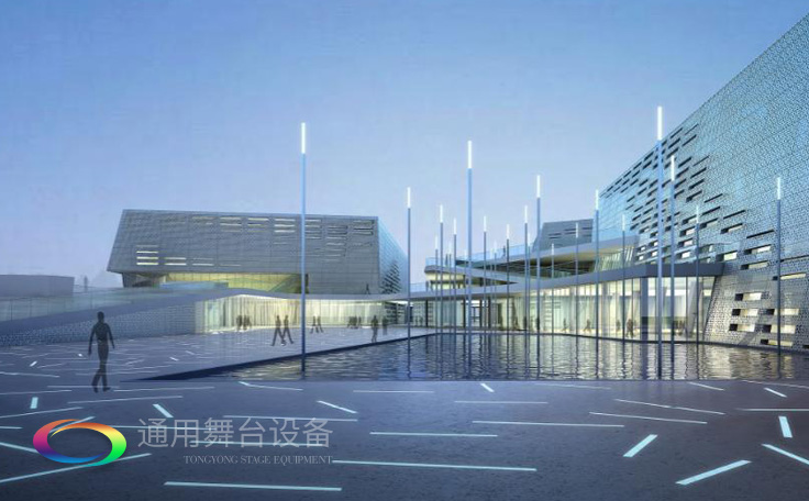 舞臺阻燃幕布通用舞臺扛起建設(shè)單位責(zé)任，加強(qiáng)檢查監(jiān)管，落實(shí)“3個(gè)100%”要求！東莞市工人文化宮工人電影院改造工程順利完工